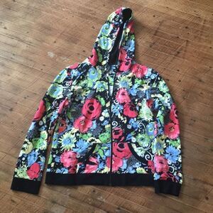 Christopher & Banks floral light weight jacket